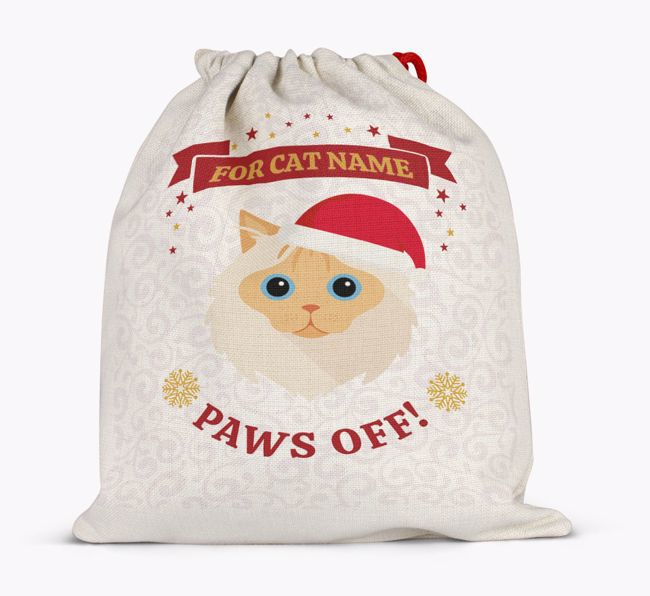 'Paws Off' - Personalized {breedFullName} Santa Sack